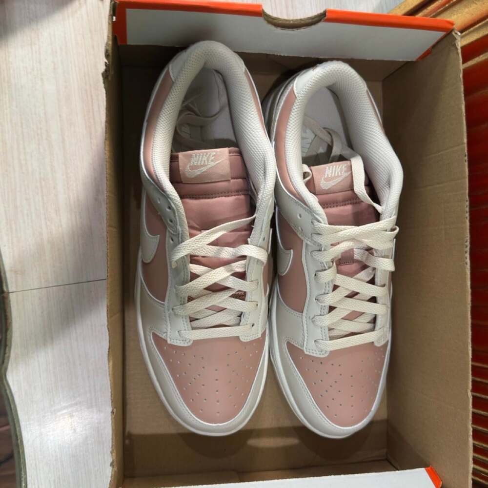 Nike Dunk Low Particle Pink Rosewood Women’s Sneakers – Size 11 - Picture 3 of 8